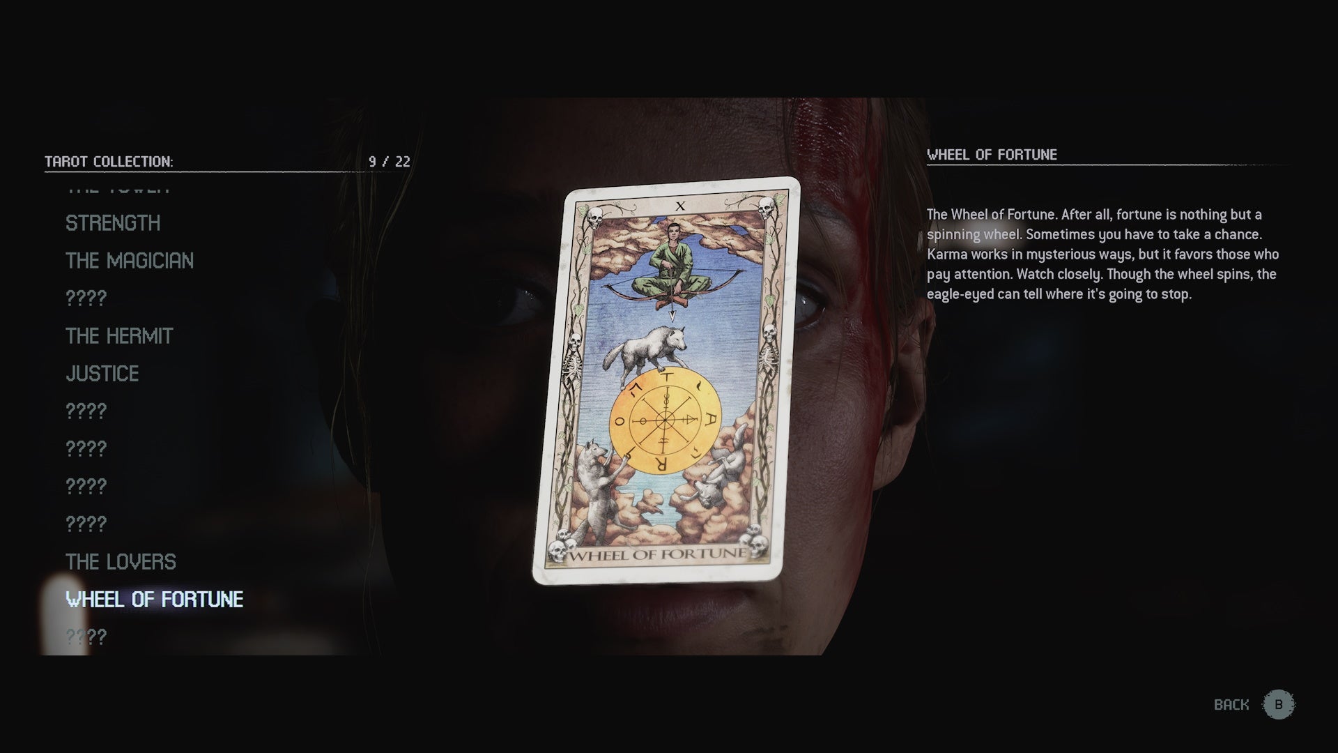 The Quarry Tarot Cards locations